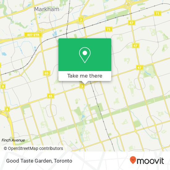 Good Taste Garden map