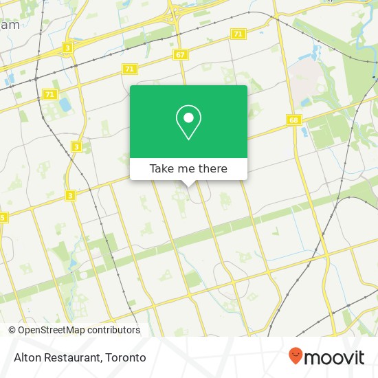 Alton Restaurant map