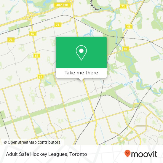 Adult Safe Hockey Leagues map