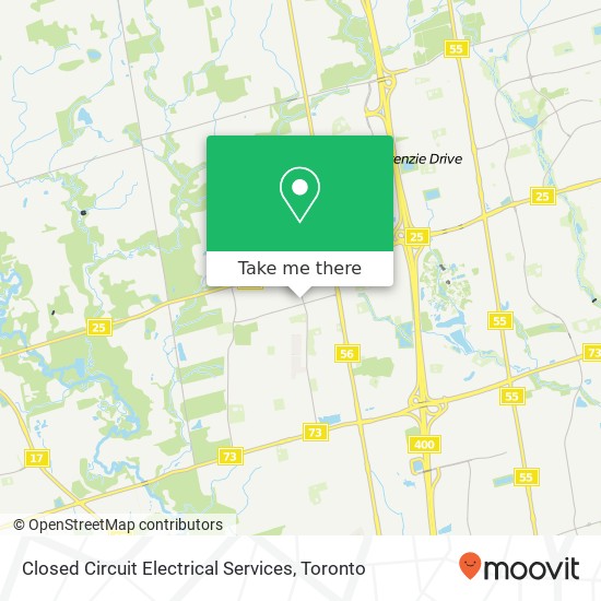 Closed Circuit Electrical Services map