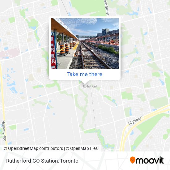 Rutherford GO Station plan