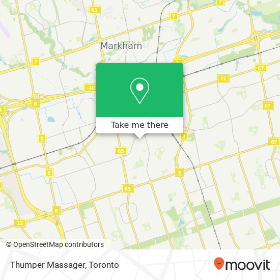 Thumper Massager map