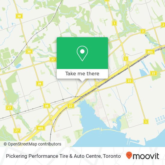 Pickering Performance Tire & Auto Centre plan