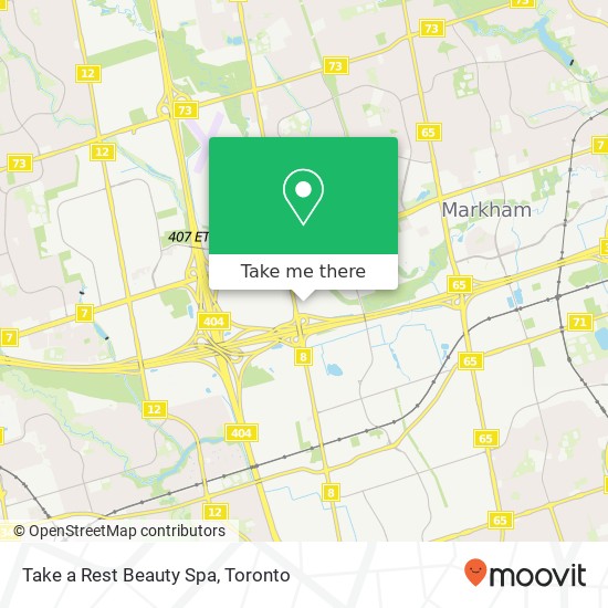 Take a Rest Beauty Spa map