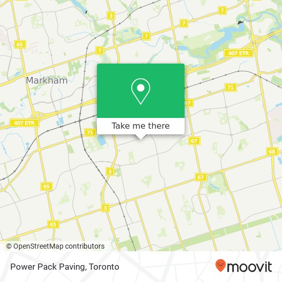 Power Pack Paving map