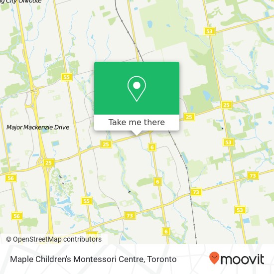 Maple Children's Montessori Centre map