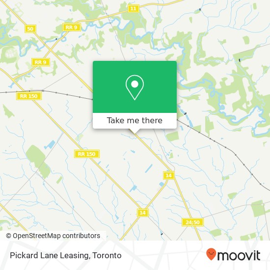 Pickard Lane Leasing map