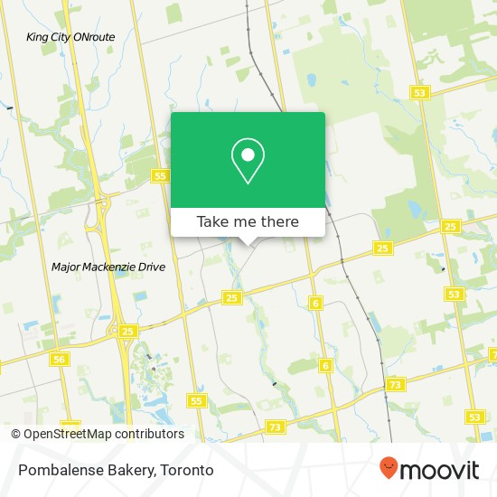 Pombalense Bakery map