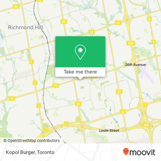 Kopol Burger map