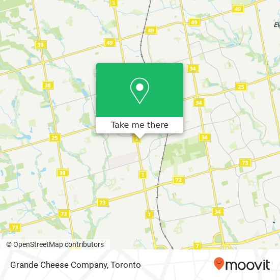 Grande Cheese Company map