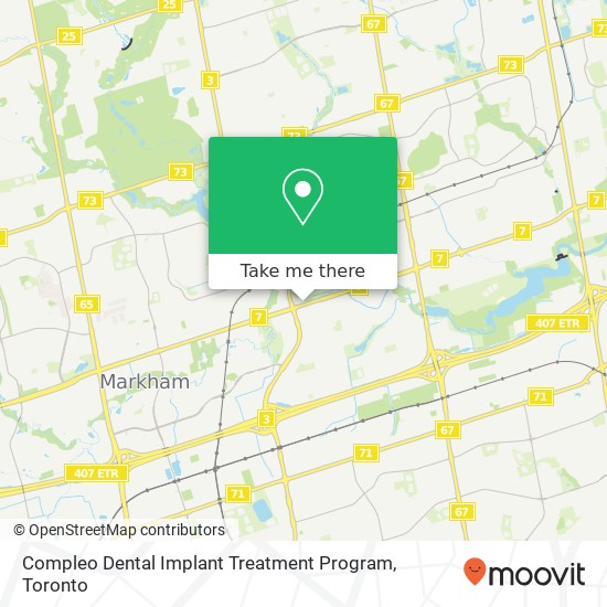 Compleo Dental Implant Treatment Program map