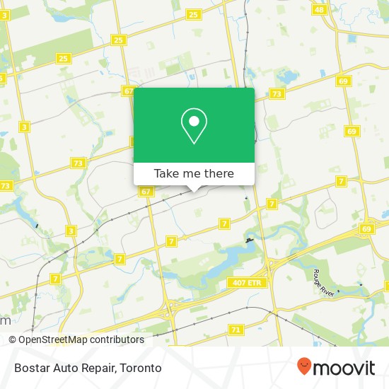 Bostar Auto Repair map
