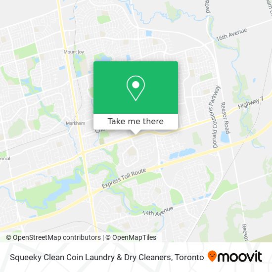 Squeeky Clean Coin Laundry & Dry Cleaners map