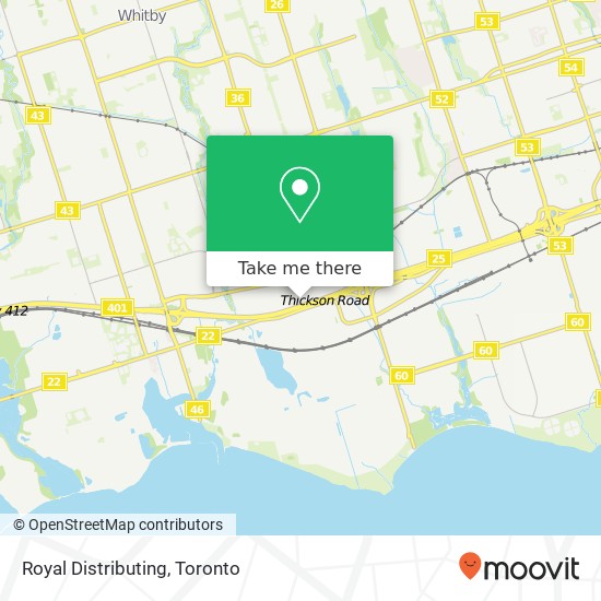 Royal Distributing map