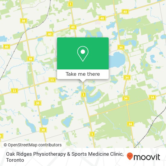 Oak Ridges Physiotherapy & Sports Medicine Clinic map