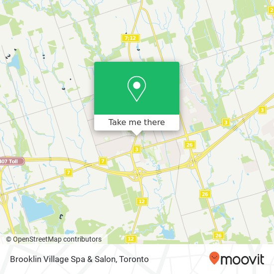 Brooklin Village Spa & Salon map
