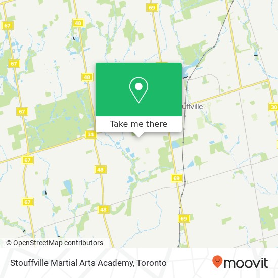 Stouffville Martial Arts Academy map
