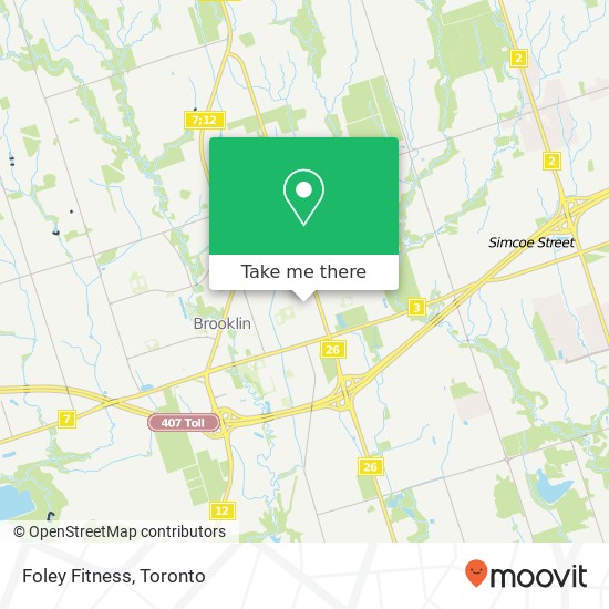 Foley Fitness map