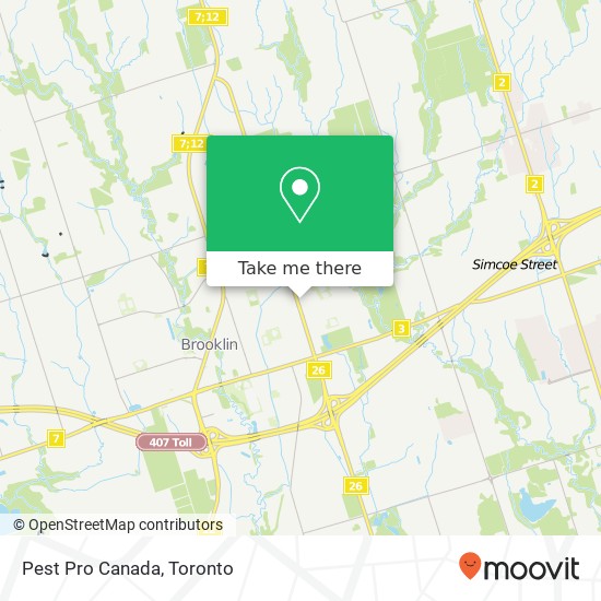 Pest Pro Canada map