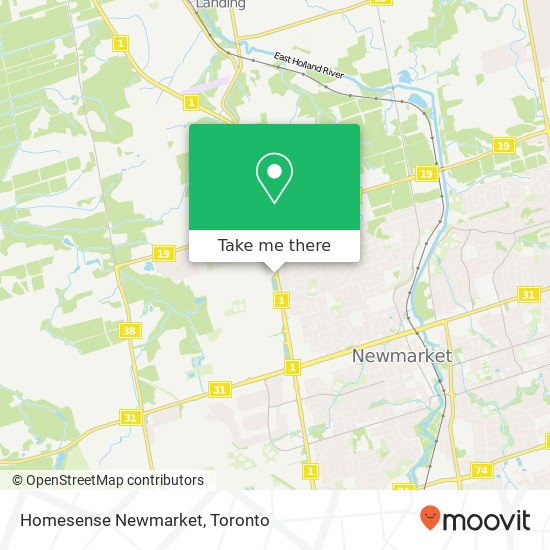 Homesense Newmarket map