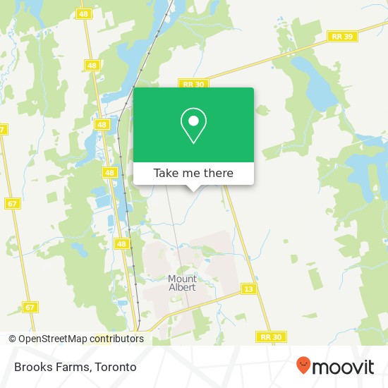 Brooks Farms map