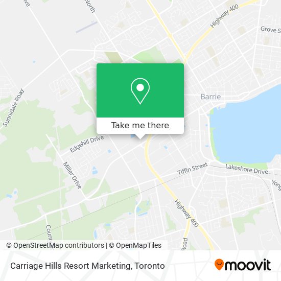Carriage Hills Resort Marketing map