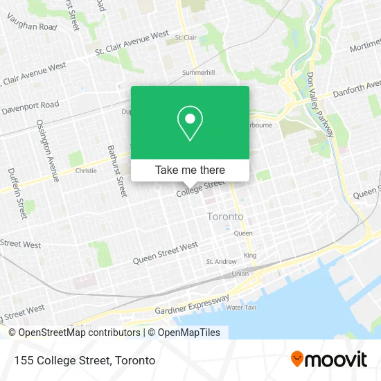 155 College Street map