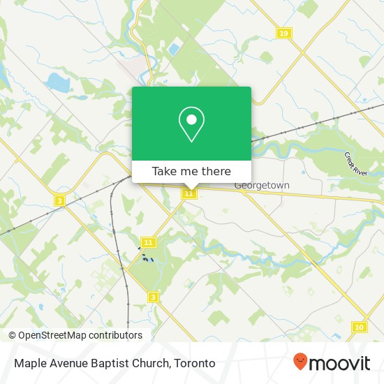 Maple Avenue Baptist Church map