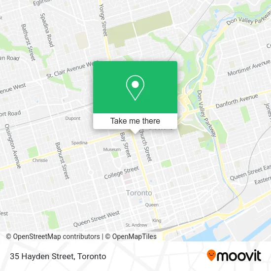 35 Hayden Street map