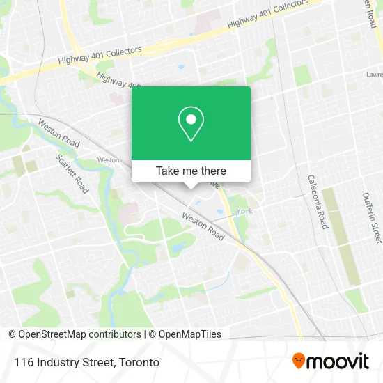 116 Industry Street map