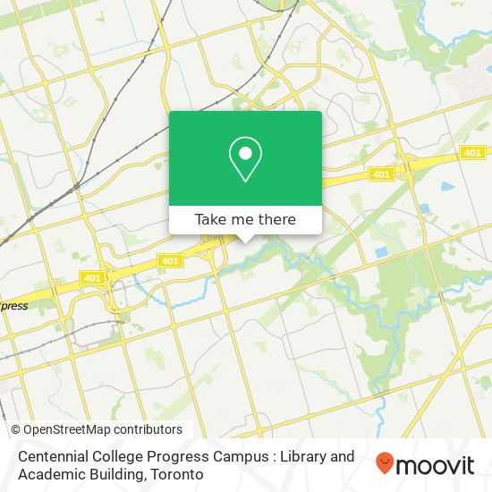 Centennial College Progress Campus : Library and Academic Building plan