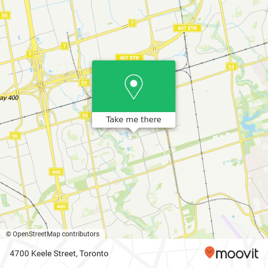 4700 Keele Street map