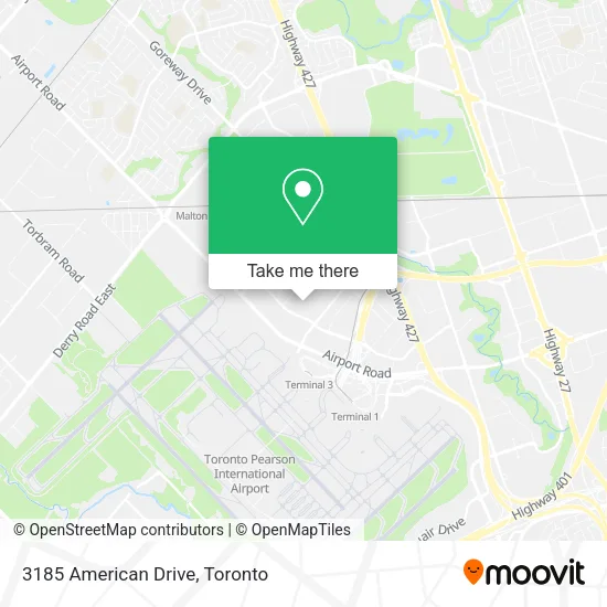 3185 American Drive map