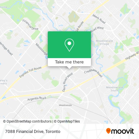 7088 Financial Drive map