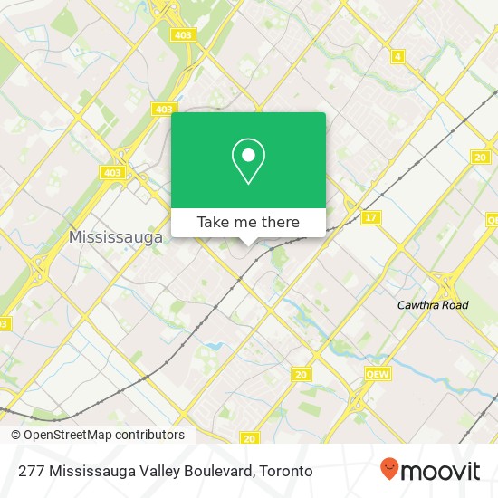 277 Mississauga Valley Boulevard plan