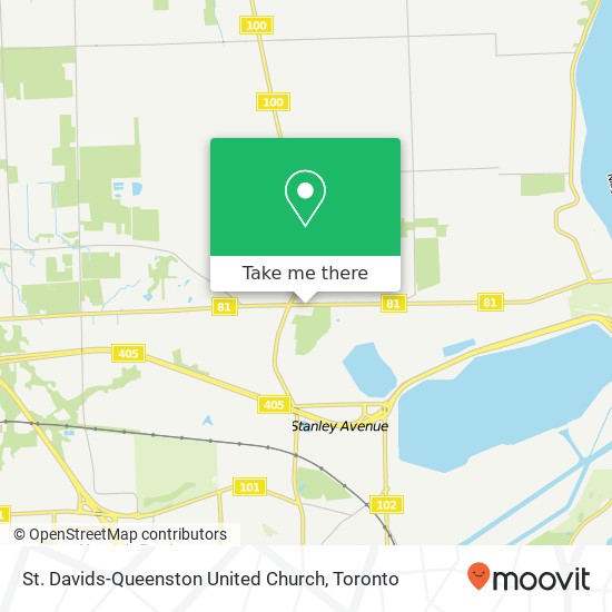 St. Davids-Queenston United Church map