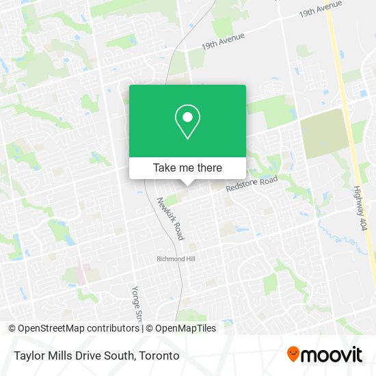 Taylor Mills Drive South map