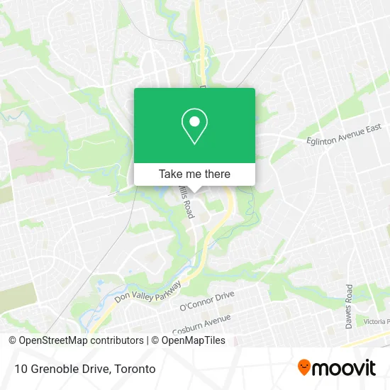 10 Grenoble Drive map