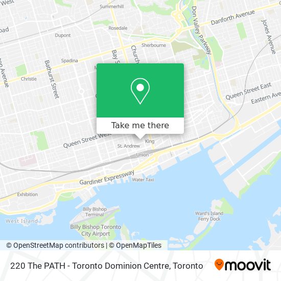 220 The PATH - Toronto Dominion Centre map