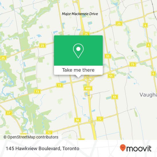 145 Hawkview Boulevard map