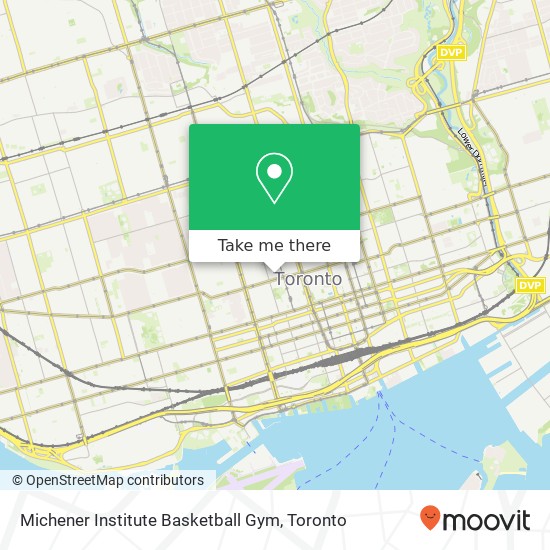 Michener Institute Basketball Gym map