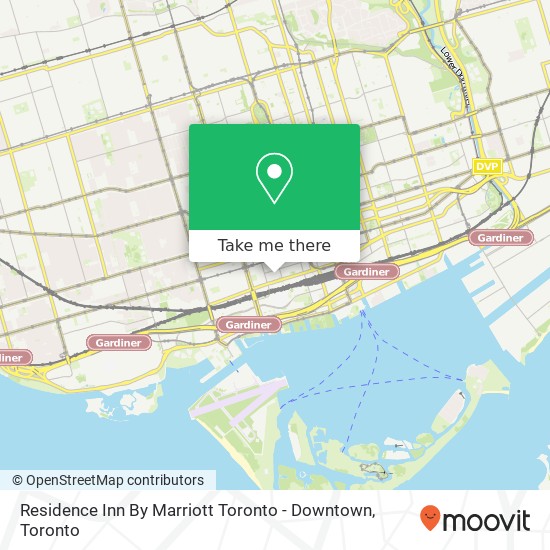 Residence Inn By Marriott Toronto - Downtown map