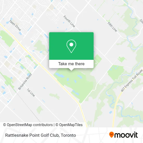 Rattlesnake Point Golf Club map