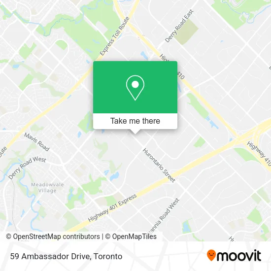 59 Ambassador Drive map
