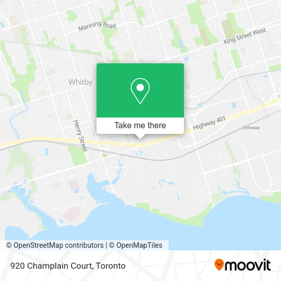 920 Champlain Court map