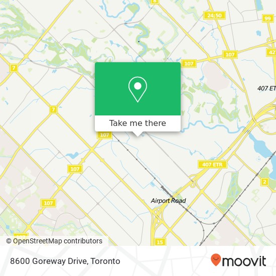 8600 Goreway Drive map
