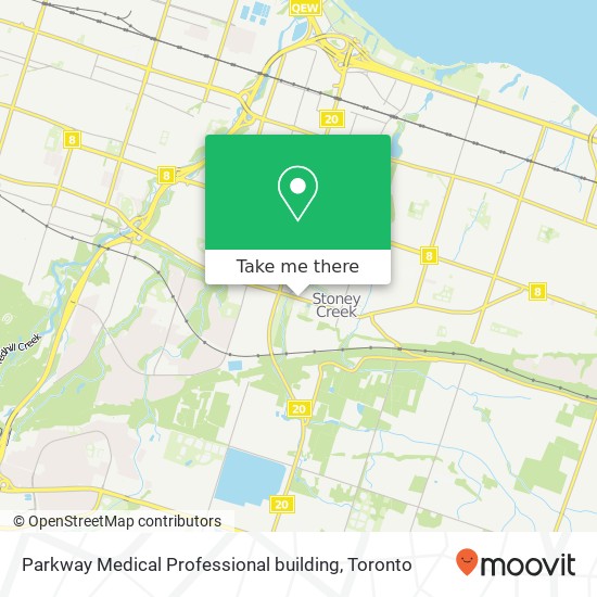 Parkway Medical Professional building map