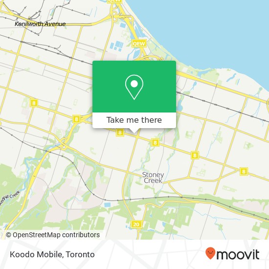 Koodo Mobile map