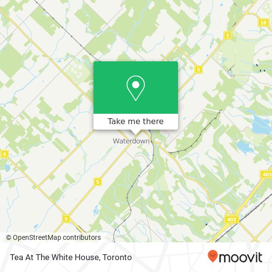 Tea At The White House map