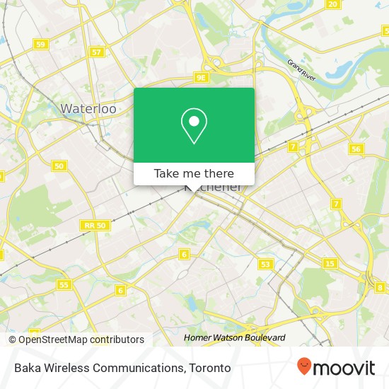 Baka Wireless Communications map